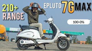 epluto 7G MAX⚡ Range Test Shocking Result 🤯  PURE Ev🔋 epluto 7G MAX Range Test  Harsh verma [upl. by Ilohcin]