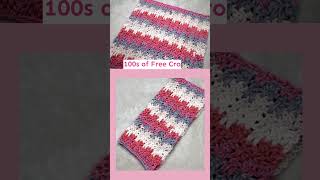 Learn Interlocking Block Stitch Crochet Pattern Left Handed Free PDF crochet crocheting [upl. by Acir]