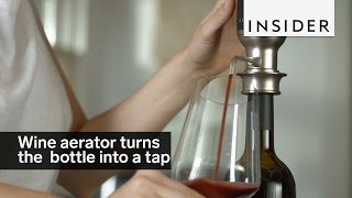 This wine aerator turns your wine bottle into a tap [upl. by Capon]