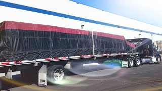 Tarping a load [upl. by Fine]