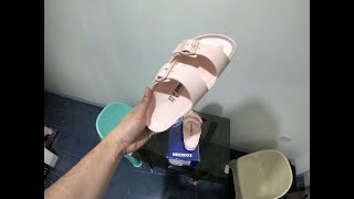 BIRKENSTOCK ARIZONA EVA ROSE REPTILE  FEMALE  UNBOXING [upl. by Juster]