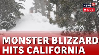 California News Live  California Storm  Blizzard In California Live  English News  News18 Live [upl. by Nichy]