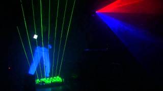 Oxygene 8 live with Laser Harp by airman  Jean Michel Jarre  Jungfernflug 2010 [upl. by Aidam840]