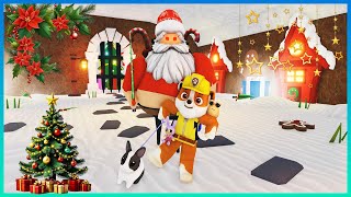 🎅 Paw Patrol SANTA CLAUS amp RUBBLE in BARRYS PRISON RUN OBBY 小礫挑戰聖誕老人逃離監獄【Roblox 機械方塊】 [upl. by Rahs736]