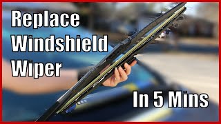 Windshield Wiper Blades Replacement in 5 Mins J Hook [upl. by Erialb]