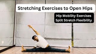 Very Effective Stretching Exercises to Open Hips for All Levels  Split Stretch Flexibility Hip Open [upl. by Atilahs]