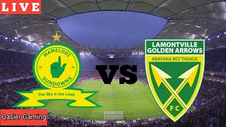 Mamelodi Sundowns vs Lamontville Golden Arrows Live Match Today 🔴 [upl. by Parthenia943]