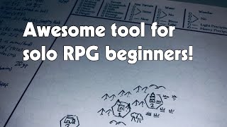 Solo Gaming Sheets  Easy portable solo RPG play [upl. by Sioled]