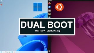 Dual Boot  Windows 11 and Ubuntu Desktop FAST [upl. by Ware]