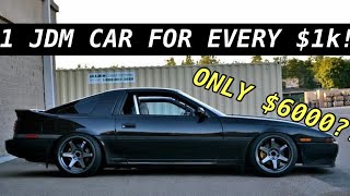 The 13 Best JDM Cars For Every Budget 1k25k [upl. by Wojak]