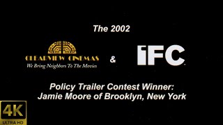 Clearview Cinemas amp IFC Policy Trailer Contest Winner 2002 4K FTD1325 [upl. by Linnea928]