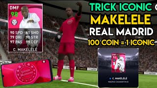 Trik cara mendapatkan ikonik makelele iconic moment real madrid pes 2021 [upl. by Assina]