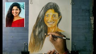 saipallavi  saipallavi drawing  saipallavi new movie  how to draw sai pallavi  saipallavi shorts [upl. by Akessej906]