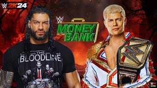 Roman Reigns and Cody Rhodes form a dream team money in the bank highlights oct 01 2024 [upl. by Marmaduke801]