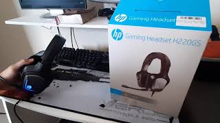 Fone HP Gaming Headset H220GS USB [upl. by Nosle]