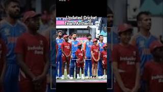 Updated National Anthem of Cricket teams 💀  rocket ipl [upl. by Ayadahs]