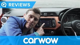 Nissan Micra 2017 NissanConnect infotainment and interior review  Mat Watson Reviews [upl. by Amikay]