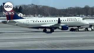 FAA investigating after Delta planes clip wings on Minnesota tarmac [upl. by Addie]