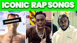 TOP 100 ICONIC RAP SONGS [upl. by Elysha]