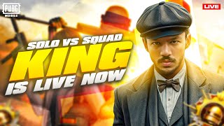 SOLO VS SQUAD KING IS LIVEE  FYME BABA IS LIVE [upl. by Soble]