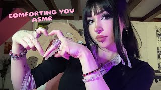 Comforting You ASMR  Personal Attention Words of Affirmation Fluffy Cover Rubbing Whispering [upl. by Carvey]