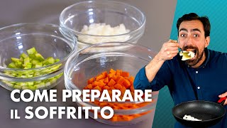 Come preparare il soffritto TUTTORIAL [upl. by Iams]