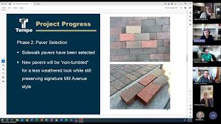 Downtown Tempe Streetscape Construction Update Meeting [upl. by Anirol]