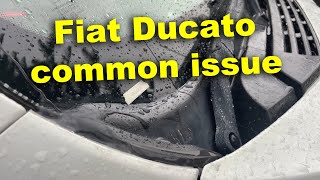 Prevent Fiat Ducato Engine Rust  Stop water from entering engine bay [upl. by Ddat]