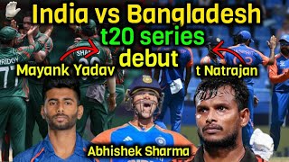 India vs Bangladesh T20 Series in Yuva Khiladi Ka Hoga debut [upl. by Elegna579]