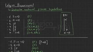 Lógica proposicional 8  Dedução natural provas hipotéticas 23 [upl. by Neitsabes435]