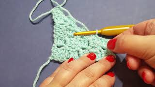 Corner to corner crochet tutorial [upl. by Ahsiniuq]