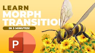 Learn Morph Transition in 3 MINUTES  PowerPoint Tutorial [upl. by Olodort]