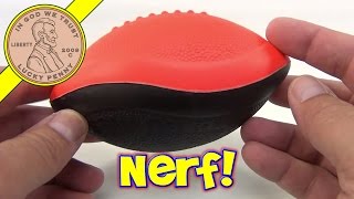 Nerf Red and Black Turbo Micro Size Foam Toy Football [upl. by Yeargain648]