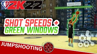 NBA 2K22 How to Shoot Fast Jumpshot Speed is Key to Green Shots [upl. by Kcirevam145]