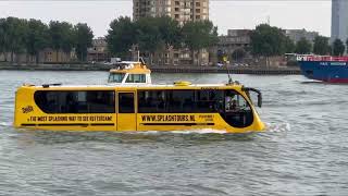 WATERBUS  SPLASHTOURS  AMFIBIEBUS ROTTERDAM NETHERLANDSTOP [upl. by Anolahs373]