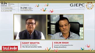 An Interview with Colin Shah Founder amp MD Kama Jewellery on IIJS Signature 2024 [upl. by Biddy]