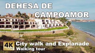 Dehesa de Campoamor Costa Blanca Orihuela Costa Spain  Walking tour 4k 60 fps [upl. by Ednarb]