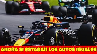 checo Perez Confirma que su auto y el de Verstappen estuvieron iguales en clasificacion de Singapur [upl. by Nnylaj826]