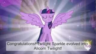 Twilight Sparkle Evolves into Alicorn Twilight [upl. by Annhej]