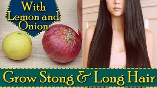 Hair Growth With Lemon and Onion  Hair Loss Cure and Treatment  Gold Star Entertainment [upl. by Harak]