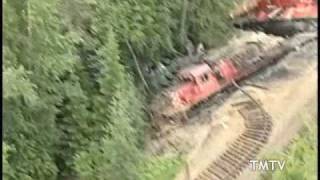 Train Crash Creston BC  TMTV [upl. by Annoid]