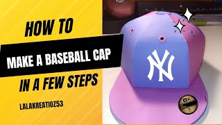 Baseball Cap Box  How to make Baseball Hat Gift Box DIY HAT BOX TUTORIAL [upl. by Jarus100]