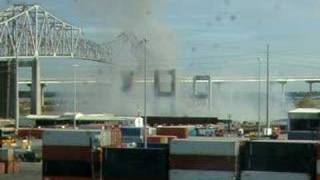 Cooper River Bridge Demolition [upl. by Crissy]