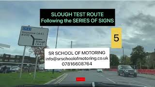 SLOUGH TEST ROUTE 5 FOLLOWING THE SERIES OF SIGNS [upl. by Einhorn]