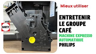 Nettoyer le groupe café de sa machine expresso Philips en 5 minutes [upl. by Ylro]