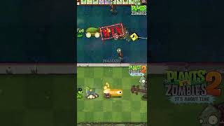 Pvz vs Pvz 2  Mega Gatling Pea Team Vs Gargantuar Zombie shorts [upl. by Ecinerev]