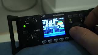 HF QRP transceiver XIEGU G90 vs XIEGU 108G [upl. by Claudius]