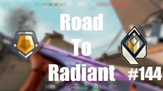 VALORANT  unbind crouch  Road To Radiant 144 [upl. by Atiuqram]