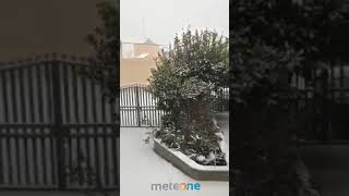 Temporale di neve Ceglie Messapica Salento  Puglia  4 Gennaio 2019 [upl. by Tess]