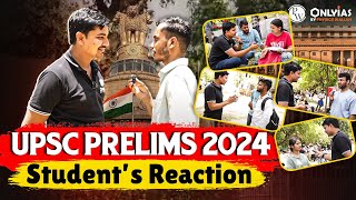 UPSC Prelims 2024 Review  Kaisa Raha Students Ka Experience 🤔🤔 [upl. by Krys]